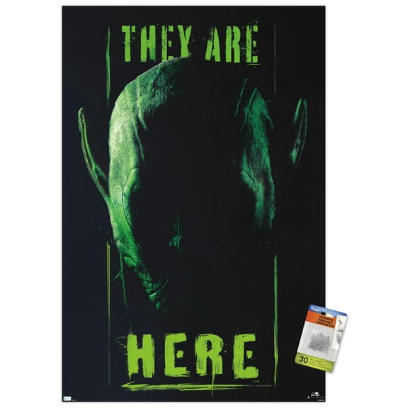 Marvel Secret Invasion - Skrulls They Are Here Wall Poster with Pushpins, 22.375" x 34"