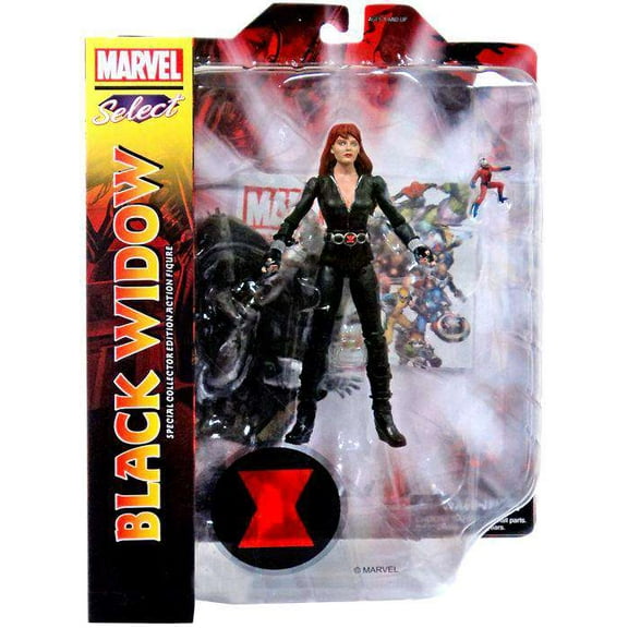 Marvel Select Black Widow Action Figure (Black Uniform)