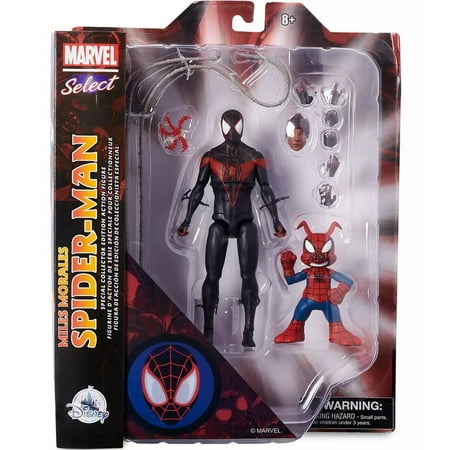 Marvel Select Miles Morales Spider-Man Action Figure with Spider-Ham