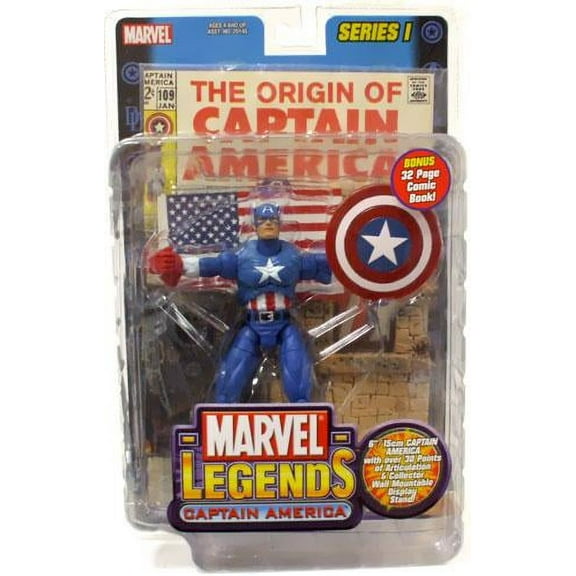 Marvel Series 1 Captain America Action Figure