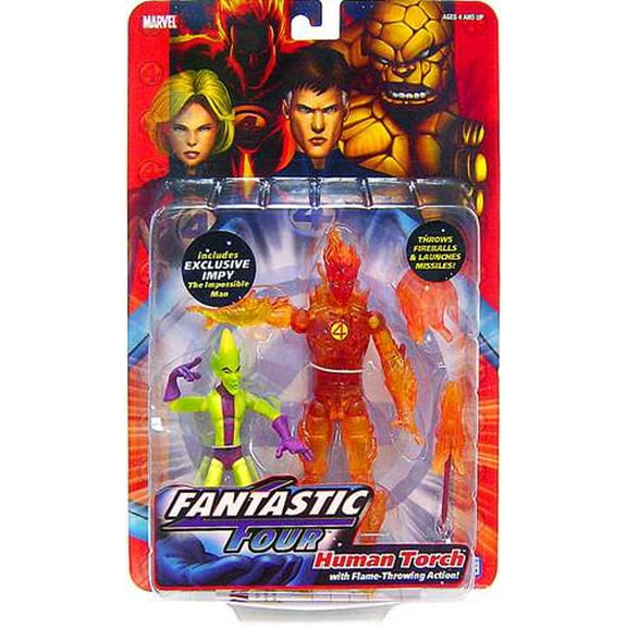 Marvel Series 1 Human Torch Action Figure