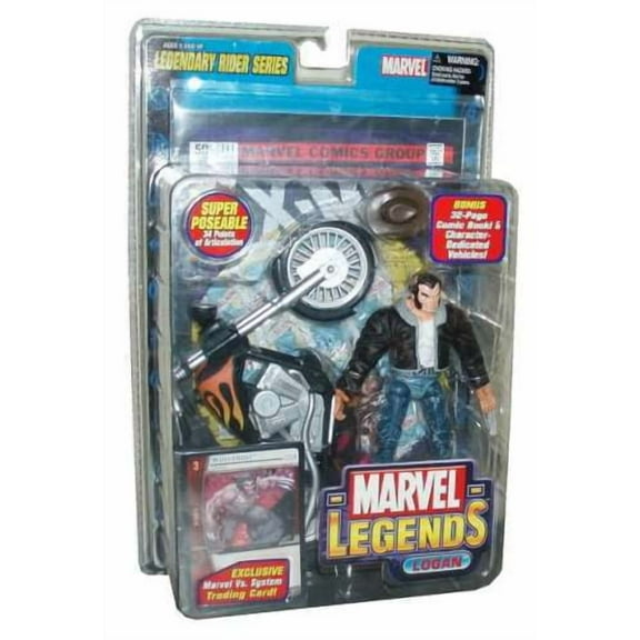 Marvel Series 11 Legendary Riders Logan Action Figure [Black Jacket Variant]