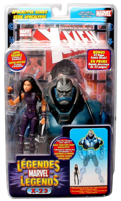 Marvel Series 12 Apocalypse X-23 Action Figure (Purple Suit)