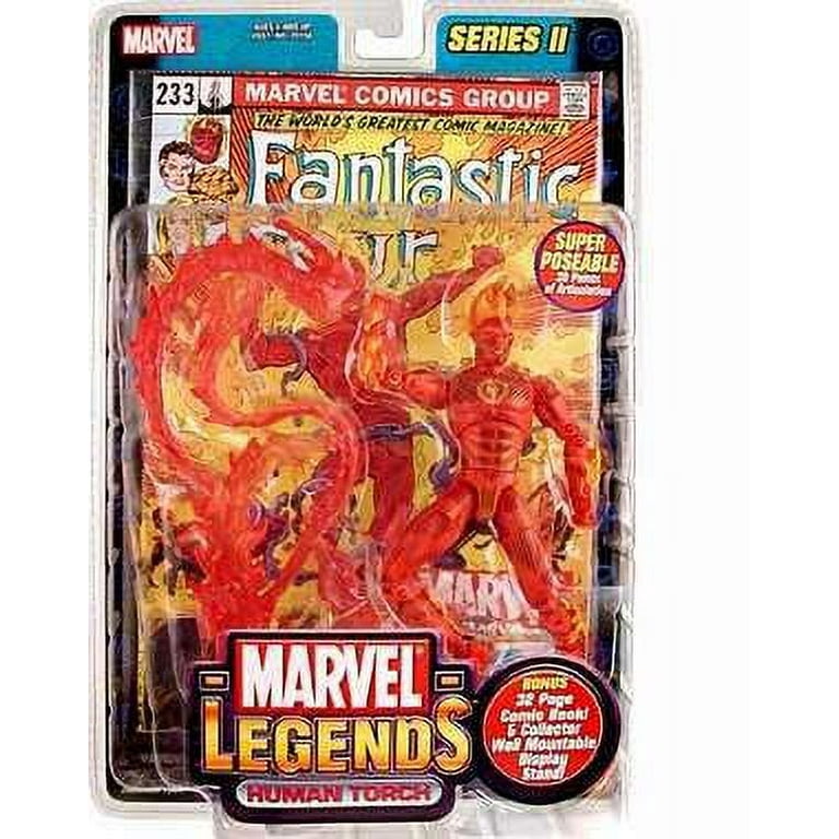 Marvel Series 2 Human Torch Action Figure
