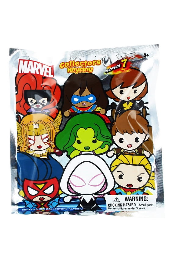 Marvel Series 7 3D Foam Keychain Blind Pack (1 Random)