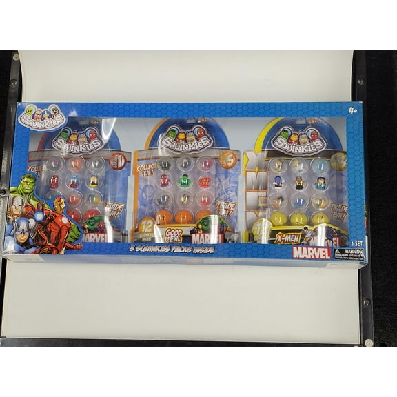 Marvel Set of 3 Squinkies Collectibles Series 1 and 3 and 5