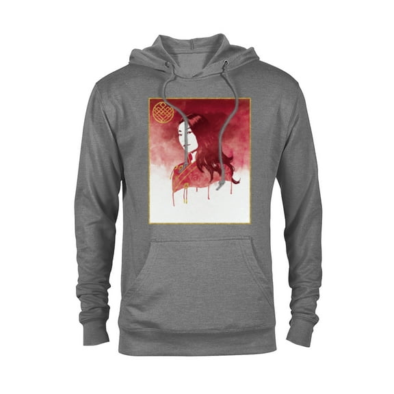 Marvel Shang-Chi Legend of the Ten Rings Katy Portrait - Pullover Hoodie for Adults – Customized-Graphite Heather