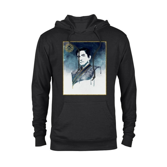 Marvel Shang-Chi Legend of the Ten Rings Wenwu Portrait - Pullover Hoodie for Adults – Customized-Black