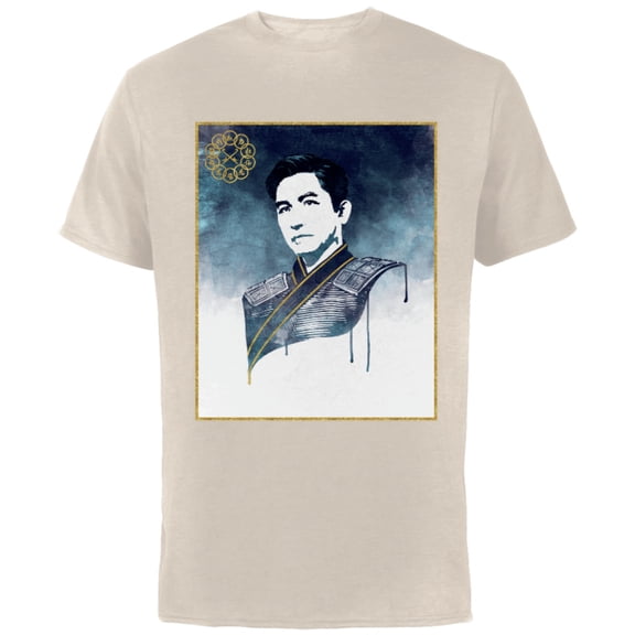 Marvel Shang-Chi Legend of the Ten Rings Wenwu Portrait - Short Sleeve Cotton T-Shirt for Adults - Customized-Natural