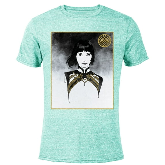 Marvel Shang-Chi Legend of the Ten Rings Xialing Portrait - Short Sleeve Blended T-Shirt for Adults – Customized-Ocean Blue