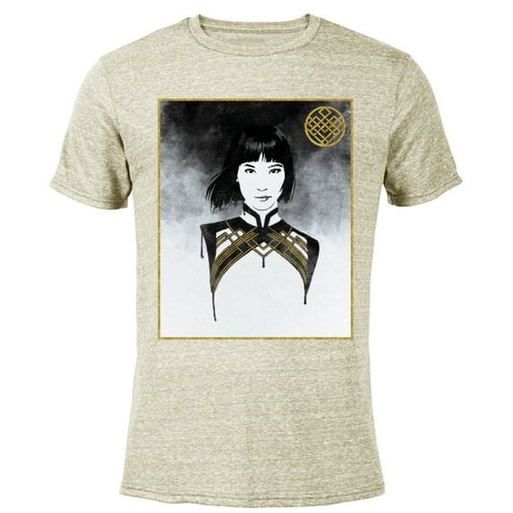 Marvel Shang-Chi Legend of the Ten Rings Xialing Portrait - Short Sleeve Blended T-Shirt for Adults – Customized-Yellow
