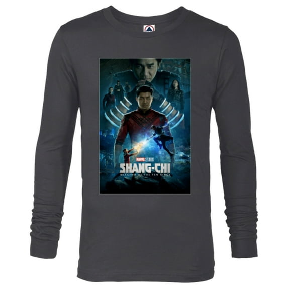 Marvel Shang-Chi and The Legend of the Ten Movie Poster - Long Sleeve T-Shirt for Men – Customized-Charcoal Heather