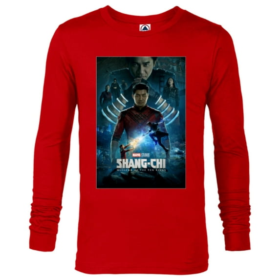 Marvel Shang-Chi and The Legend of the Ten Movie Poster - Long Sleeve T-Shirt for Men – Customized-New Red