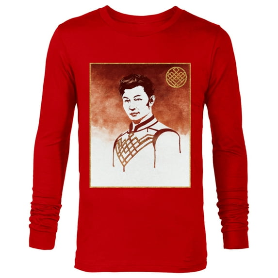 Marvel Shang-Chi and The Legend of the Ten Rings Portrait - Long Sleeve T-Shirt for Men – Customized-New Red