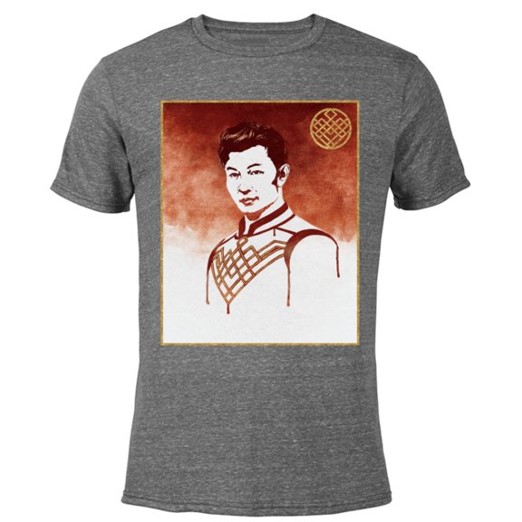Marvel Shang-Chi and The Legend of the Ten Rings Portrait - Short Sleeve Blended T-Shirt for Adults – Customized-Dark Heather