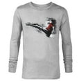 thumbnail image 1 of Marvel Shang-Chi and The Legend of the Ten Rings Sketch - Long Sleeve T-Shirt for Men – Customized-Athletic Heather, 1 of 5
