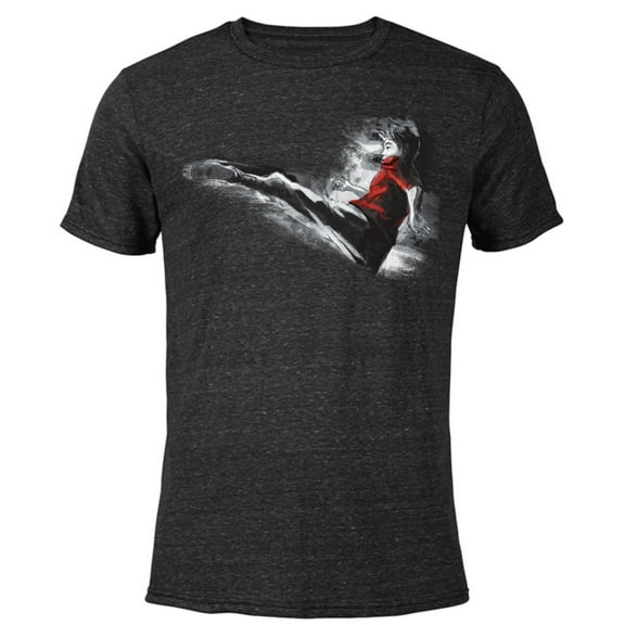 Marvel Shang-Chi and The Legend of the Ten Rings Sketch - Short Sleeve Blended T-Shirt for Adults – Customized-Black