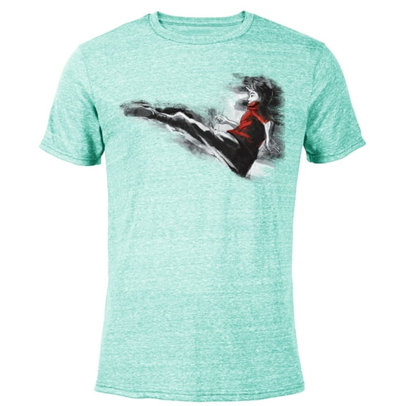 Marvel Shang-Chi and The Legend of the Ten Rings Sketch - Short Sleeve Blended T-Shirt for Adults – Customized-Ocean Blue