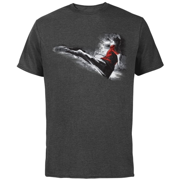 Marvel Shang-Chi and The Legend of the Ten Rings Sketch - Short Sleeve Cotton T-Shirt for Adults - Customized-Charcoal