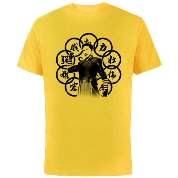 Marvel Shang-Chi and The Legend of the Ten Rings Wenwu - Short Sleeve Cotton T-Shirt for Adults - Customized-Yellow