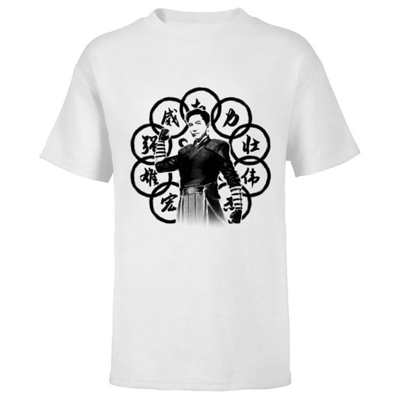 Marvel Shang-Chi and The Legend of the Ten Rings Wenwu - Short Sleeve T-Shirt for Kids – Customized-White