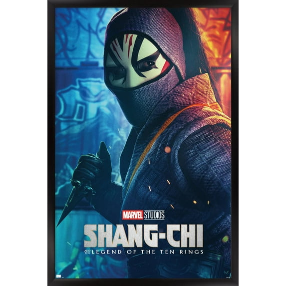 Marvel Shang-Chi and the Legend of the Ten Rings - Death Dealer One Sheet Wall Poster, 22.375" x 34", Framed