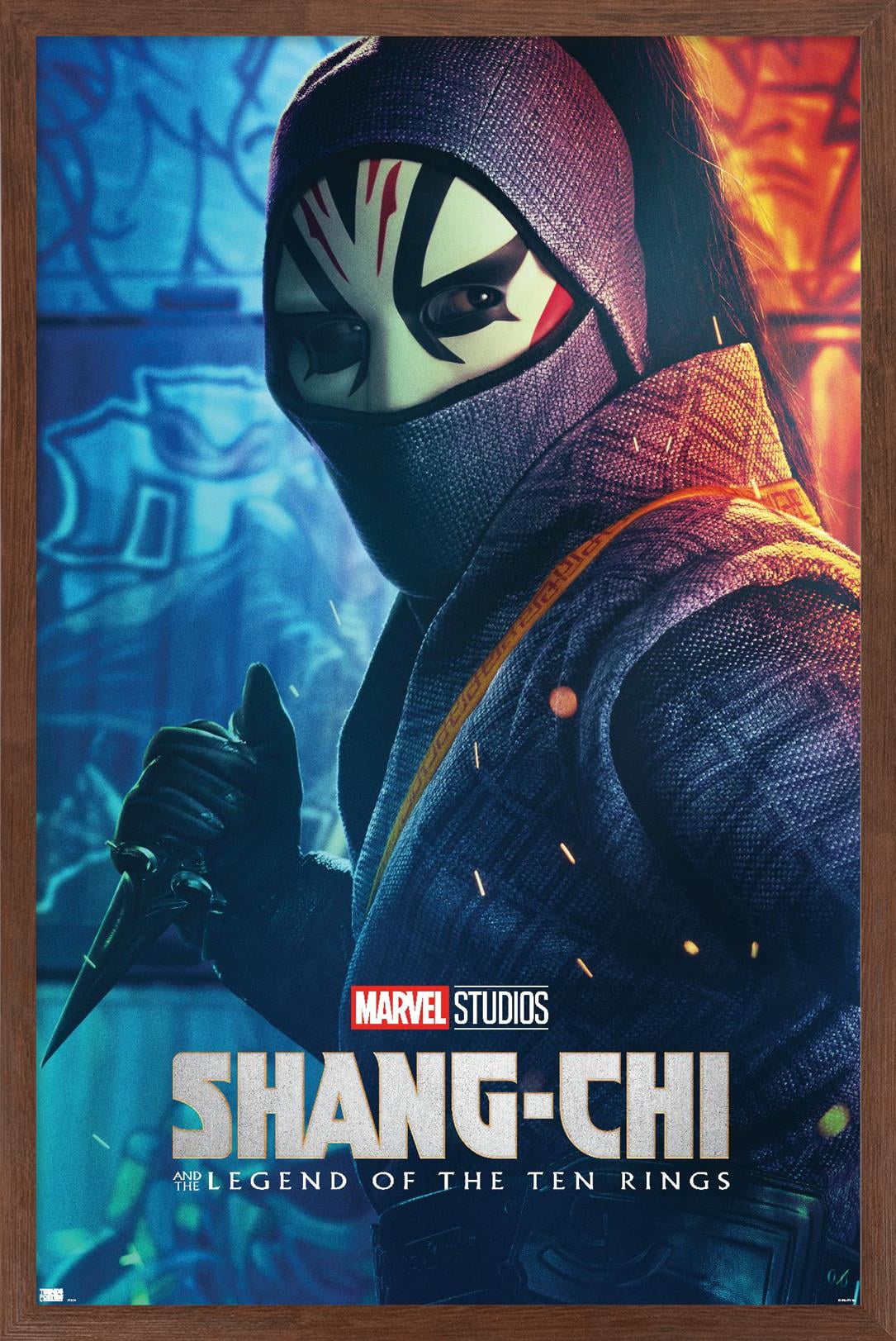Marvel Shang-Chi and the Legend of the Ten Rings - Death Dealer One Sheet Wall Poster, 22.375" x 34", Framed