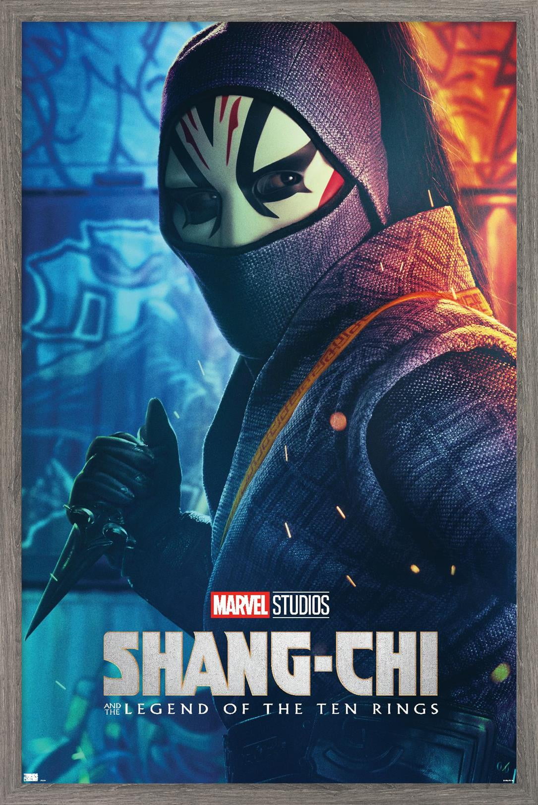 Marvel Shang-Chi and the Legend of the Ten Rings - Death Dealer One Sheet Wall Poster, 22.375" x 34", Framed