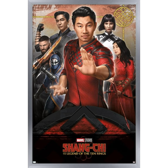 Marvel Shang-Chi and the Legend of the Ten Rings - Group Wall Poster, 14.725" x 22.375", Framed