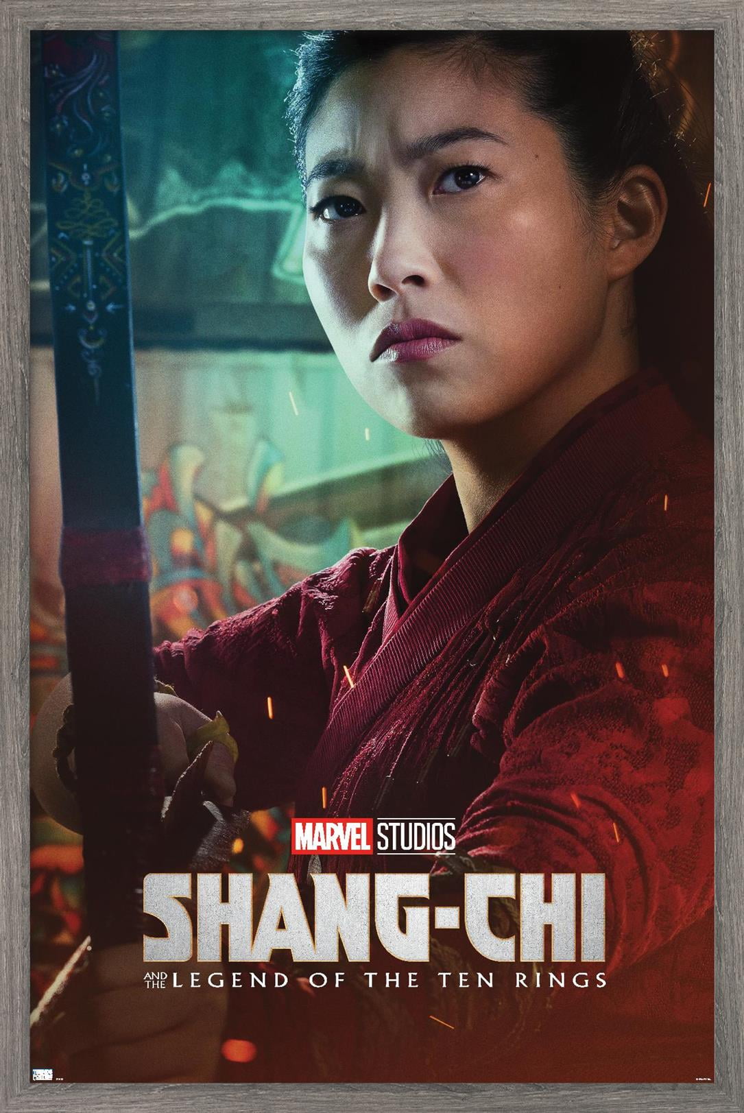 Marvel Shang-Chi and the Legend of the Ten Rings - Katy One Sheet Wall Poster, 14.725" x 22.375", Framed