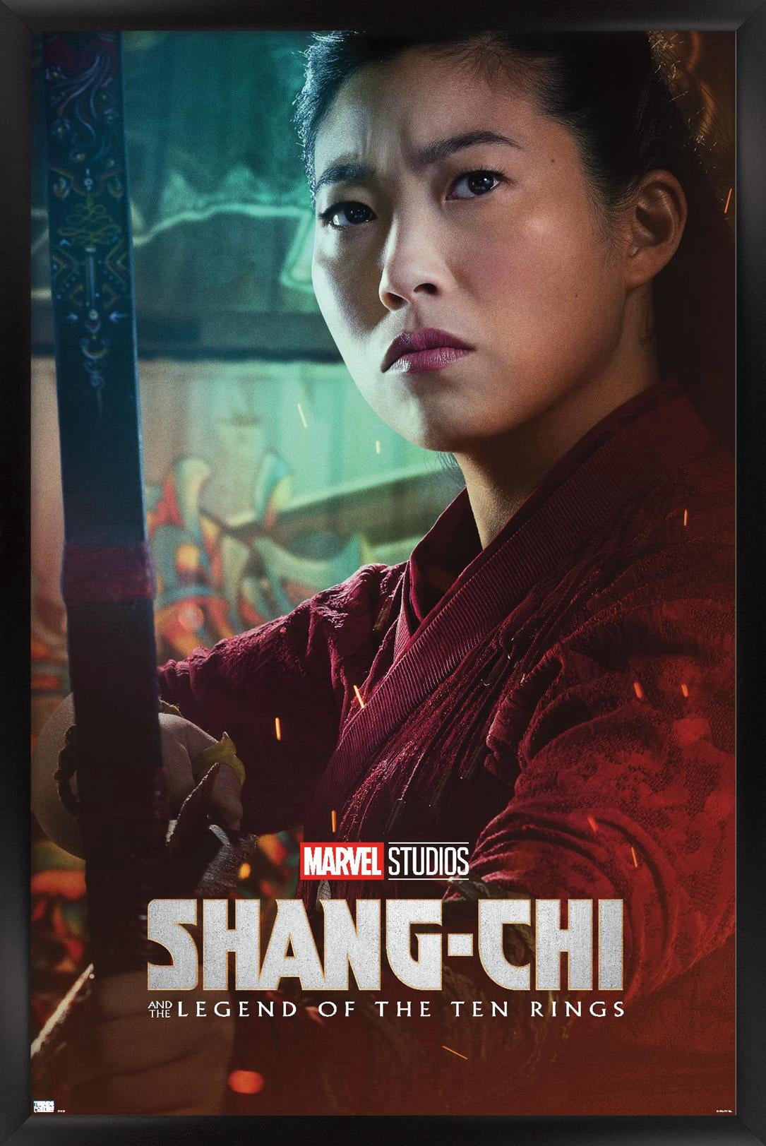 Marvel Shang-Chi and the Legend of the Ten Rings - Katy One Sheet Wall Poster, 14.725" x 22.375", Framed