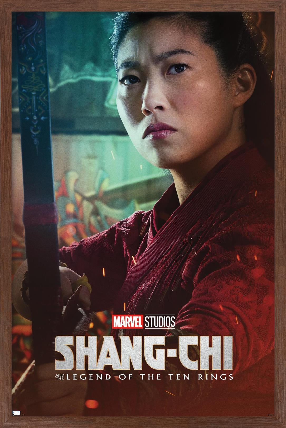 Marvel Shang-Chi and the Legend of the Ten Rings - Katy One Sheet Wall Poster, 22.375" x 34", Framed