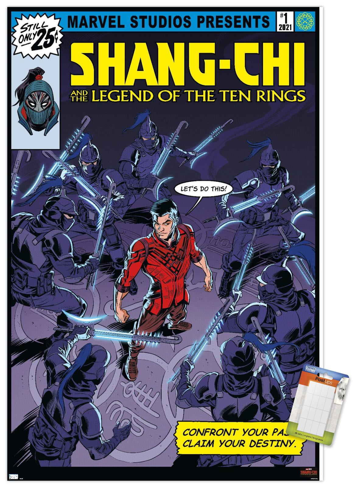 Marvel Shang-Chi and the Legend of the Ten Rings - Let's Do This Wall Poster, 14.725" x 22.375"
