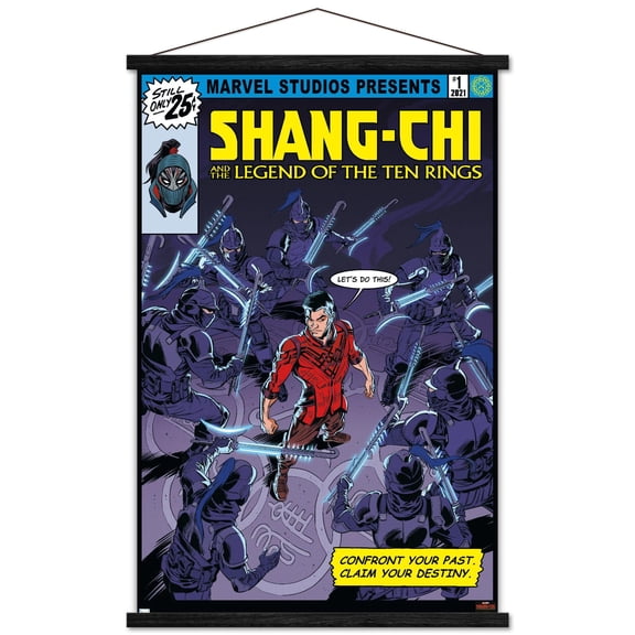 Marvel Shang-Chi and the Legend of the Ten Rings - Let's Do This Wall Poster with Magnetic Frame, 22.375" x 34"