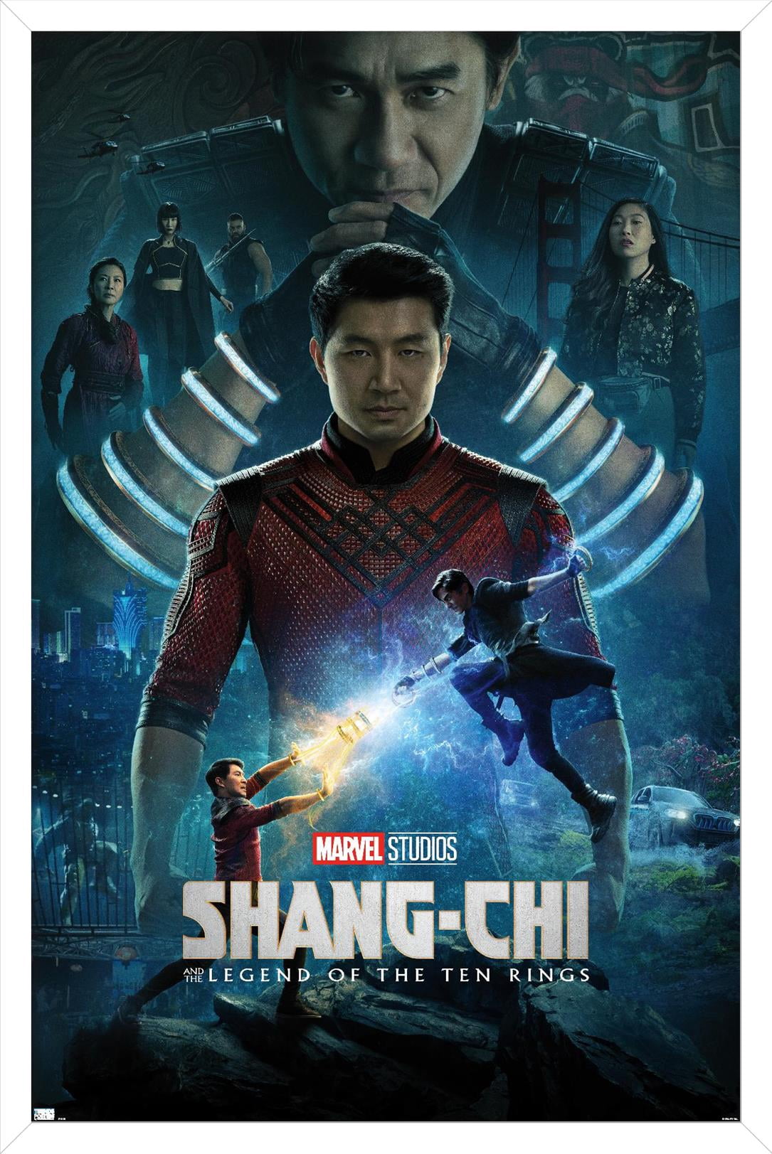 Marvel Shang-Chi and the Legend of the Ten Rings - Official One Sheet Wall Poster, 22.375" x 34", Framed