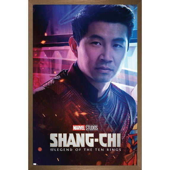 Marvel Shang-Chi and the Legend of the Ten Rings - Shang-Chi One Sheet Wall Poster, 14.725" x 22.375", Framed