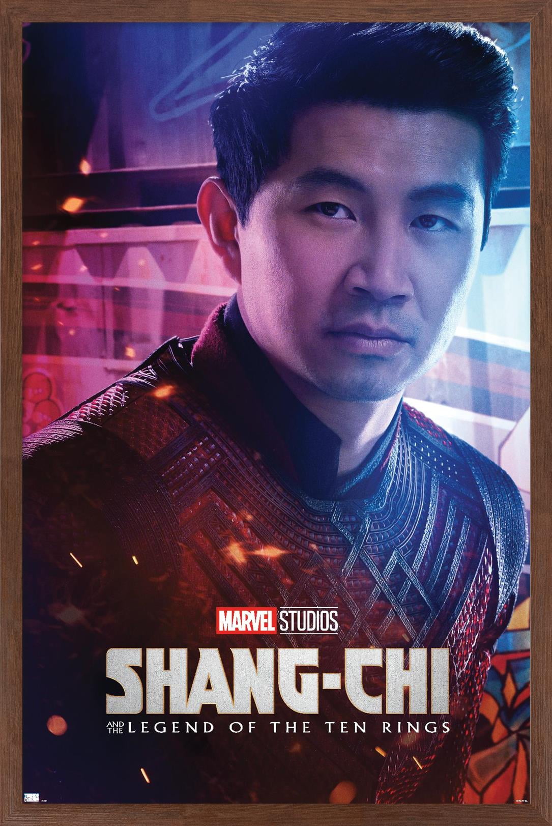 Marvel Shang-Chi and the Legend of the Ten Rings - Shang-Chi One Sheet Wall Poster, 14.725" x 22.375", Framed