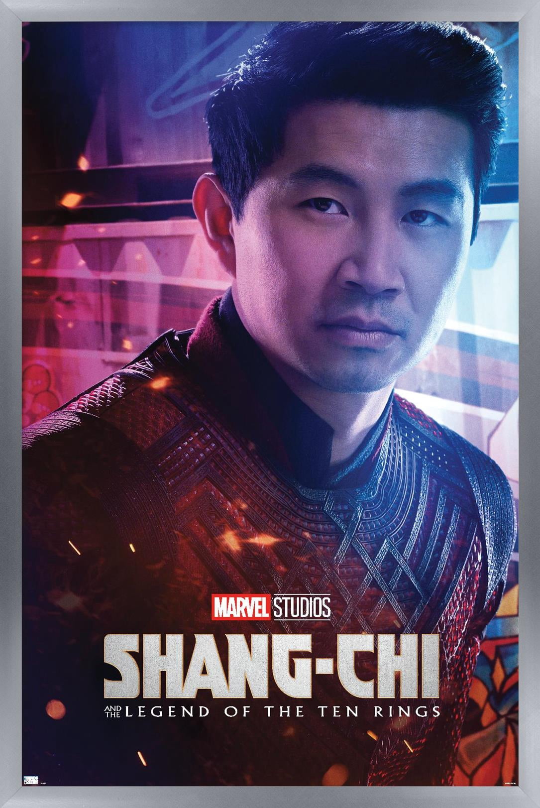 Marvel Shang-Chi and the Legend of the Ten Rings - Shang-Chi One Sheet Wall Poster, 14.725" x 22.375", Framed