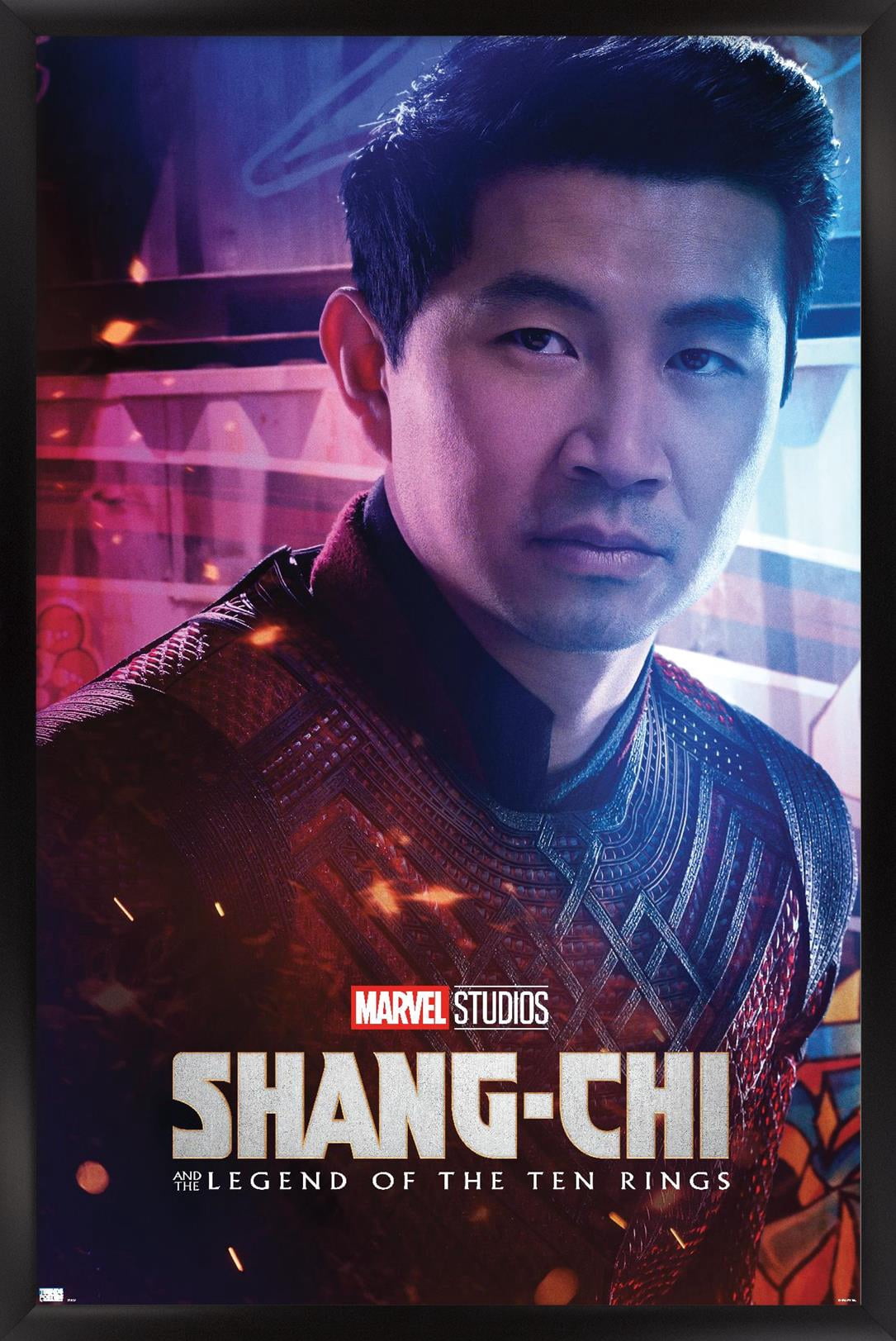 Marvel Shang-Chi and the Legend of the Ten Rings - Shang-Chi One Sheet Wall Poster, 14.725" x 22.375", Framed
