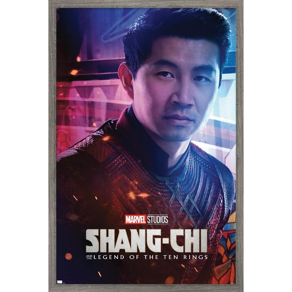 Marvel Shang-Chi and the Legend of the Ten Rings - Shang-Chi One Sheet Wall Poster, 22.375" x 34", Framed