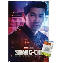 Marvel Shang-Chi and the Legend of the Ten Rings - Shang-Chi One Sheet Wall Poster with Pushpins, 14.725" x 22.375"