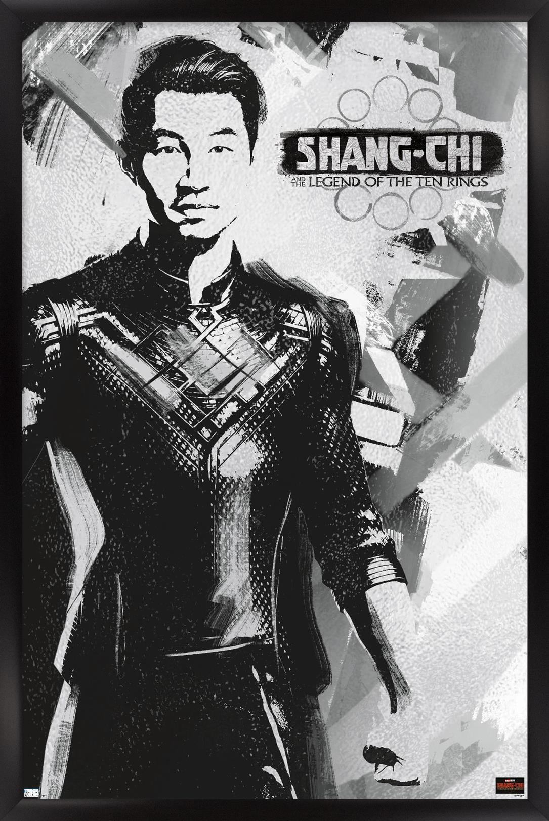 Marvel Shang-Chi and the Legend of the Ten Rings - Shang-Chi Wall Poster, 14.725" x 22.375", Framed