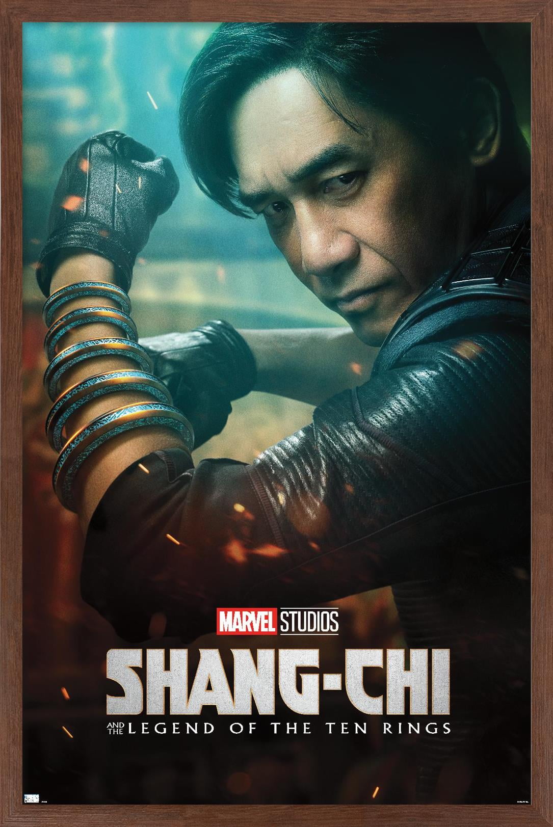 Marvel Shang-Chi and the Legend of the Ten Rings - WenWu One Sheet Wall Poster, 14.725" x 22.375", Framed