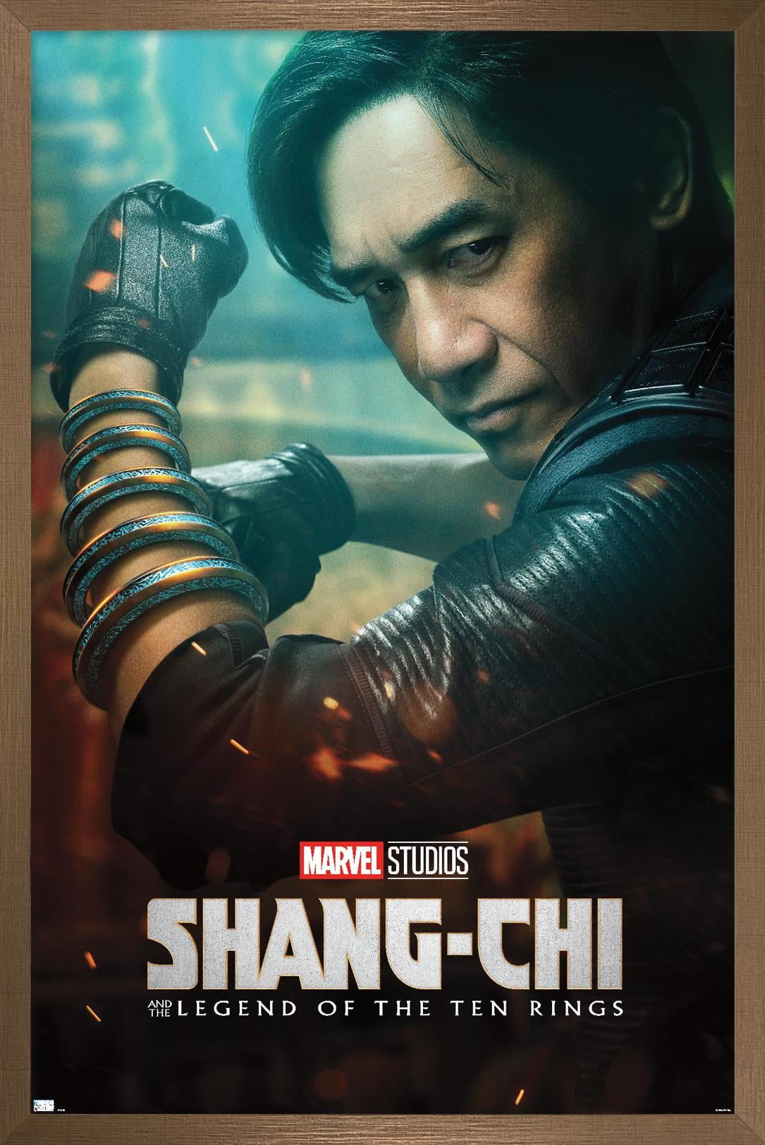 Marvel Shang-Chi and the Legend of the Ten Rings - WenWu One Sheet Wall Poster, 14.725" x 22.375", Framed