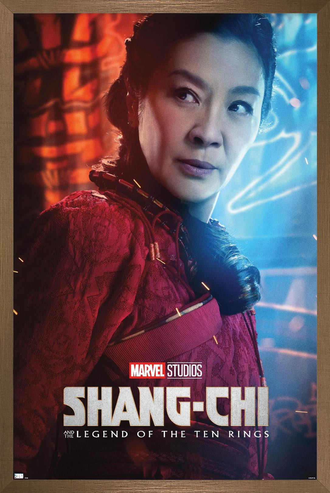 Marvel Shang-Chi and the Legend of the Ten Rings - Ying Nan One Sheet Wall Poster, 14.725" x 22.375", Framed