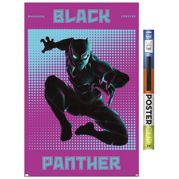 Marvel Shape of a Hero - Black Panther Wall Poster, 22.375" x 34"