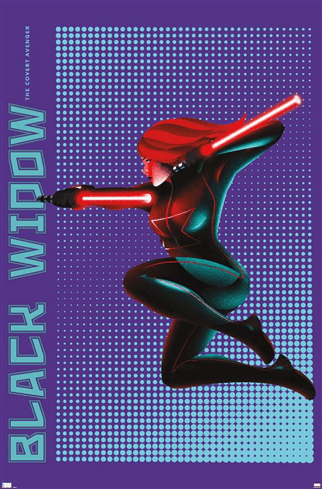 Marvel Shape of a Hero - Black Widow Wall Poster, 14.725" x 22.375 ...