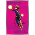 thumbnail image 1 of Marvel Shape of a Hero - Captain Marvel Wall Poster, 22.375" x 34", Framed, 1 of 3