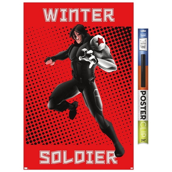 Marvel Shape of a Hero - Winter Soldier Wall Poster, 22.375" x 34"