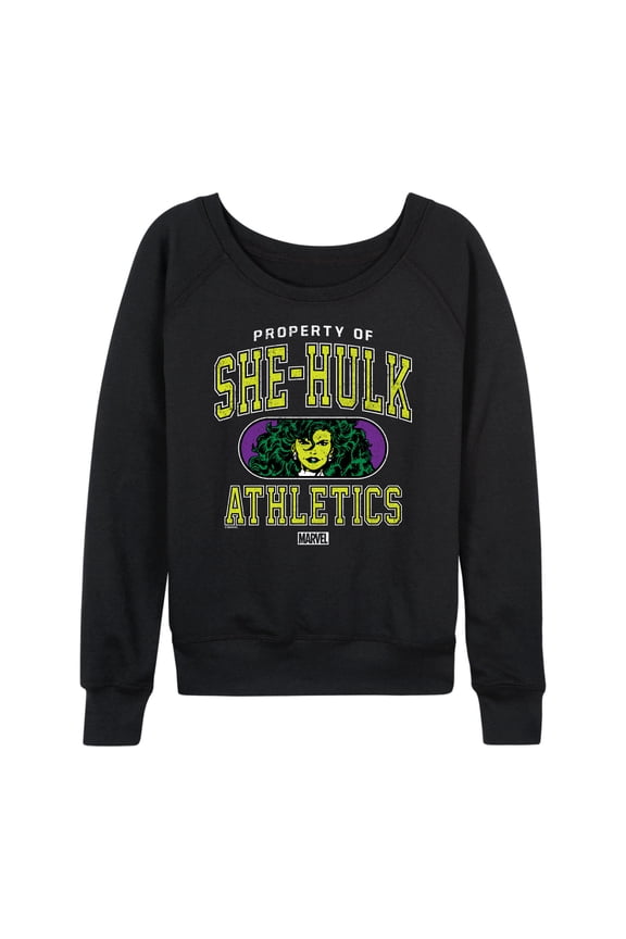 She Hulk - Athletics - Women's French Terry Pullover Long Sleeve Shirt